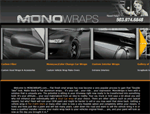 Tablet Screenshot of monowraps.com